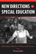 image of cover of book title "New Directions in Special Education" 
